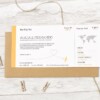 INVITACIÓN DE BODA YELLOW TICKET
