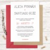 INVITACION DE BODA LUNA