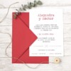 INVITACIÓN DE BODA MÁQUINA DE ESCRIBIR