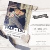 INVITACIÓN DE BODA FOTO POSTAL