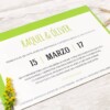 invitación de boda alegria