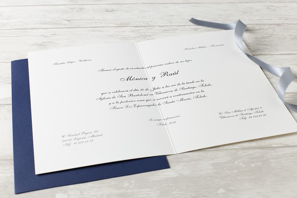 INVITACION BODA MONICA ALWAYS YOURS