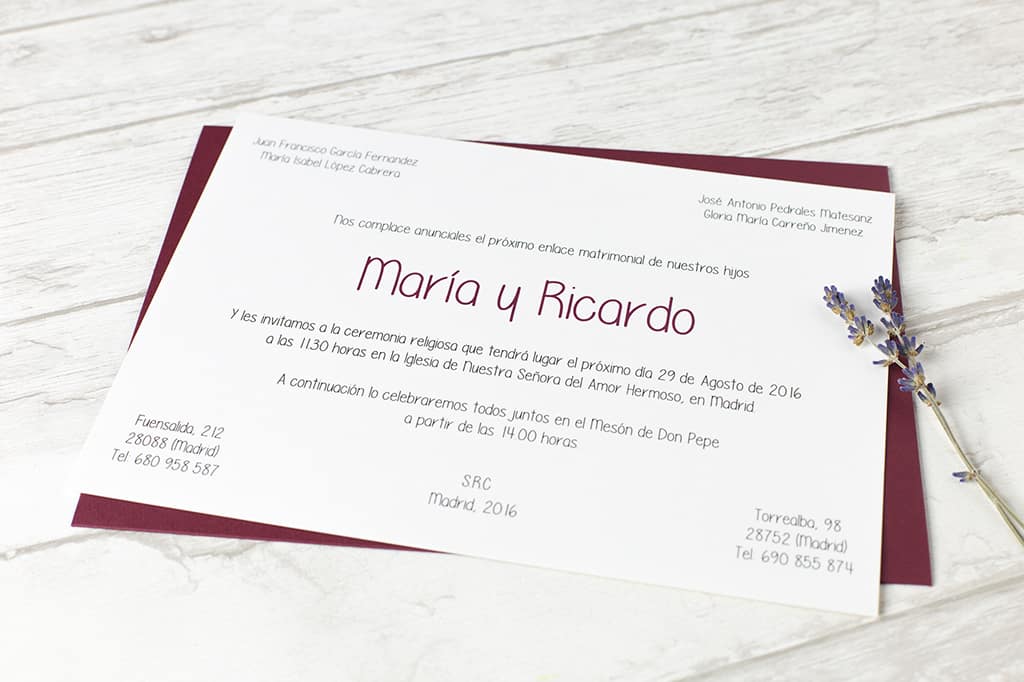 INVITACION BODA SHAILA ALWAYS YOURS