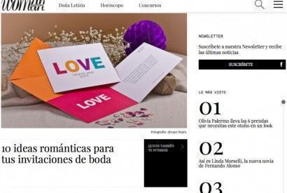 8 woman 10 ideas romanticas invitaciones boda - PRENSA - &iquest;QU&Eacute; DICEN DE NOSOTRAS?