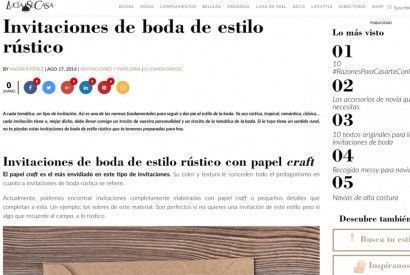9 luciasecasa invitaciones de boda de estilo rustico - PRENSA - &iquest;QU&Eacute; DICEN DE NOSOTRAS?