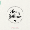 Sello Boda Personalizado D-001