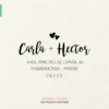 sello boda personalizado D-005