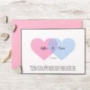 INVITACION BODA DOUBLE HEART