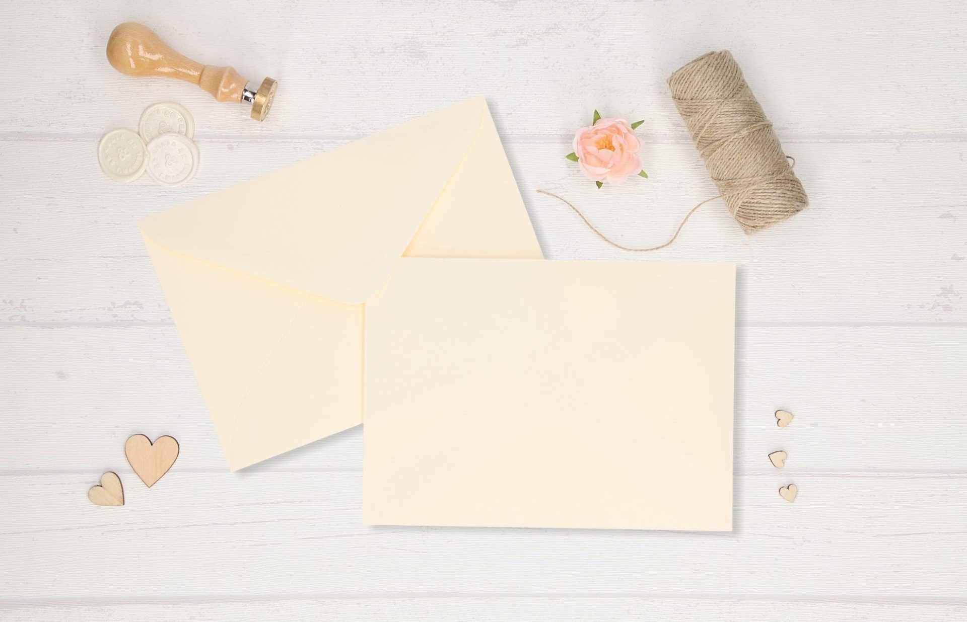 SOBRES COLOR MARFIL SOLAPA PICO ALWAYS YOURS 120 GRAMOS