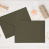 SOBRES PREMIUM ALWAYS YOURS VERDE OLIVA PAPEL ACUARELA SOBRES DE LUJO