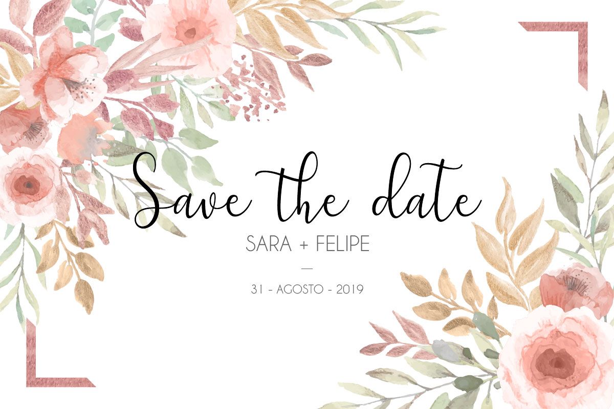 Save The Date Primavera