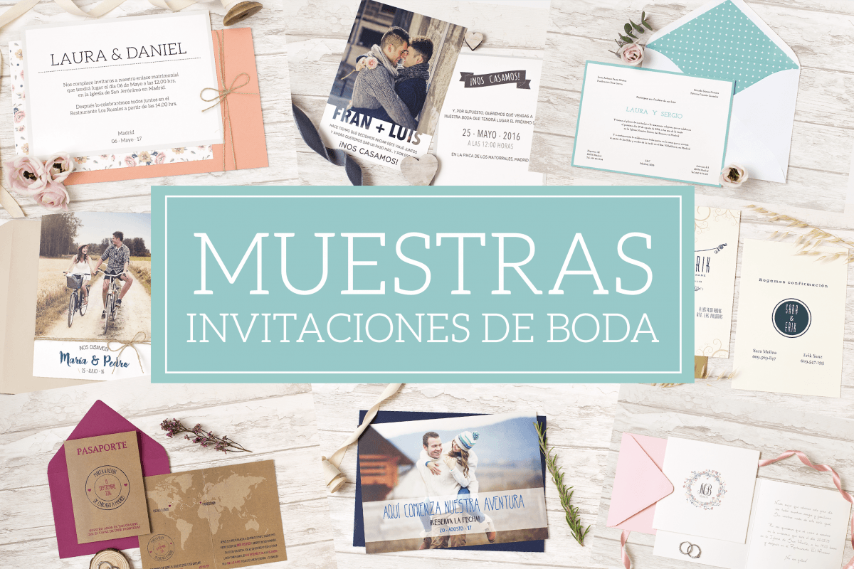 MUESTRA INVITACIÓN DE BODA