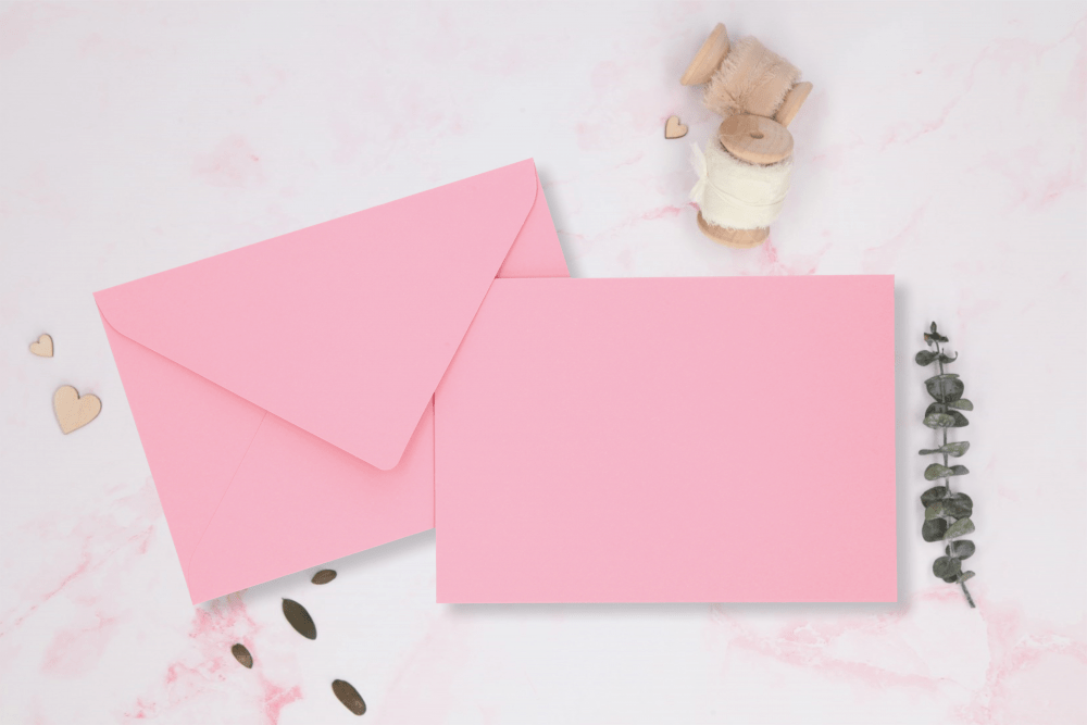 SOBRES DE COLORES TAMAÑO B6 - 008 ROSA