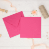 SOBRES DE COLORES CUADRADO FUCSIA