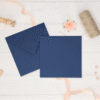 SOBRES DE COLORES CUADRADO AZUL NAVY