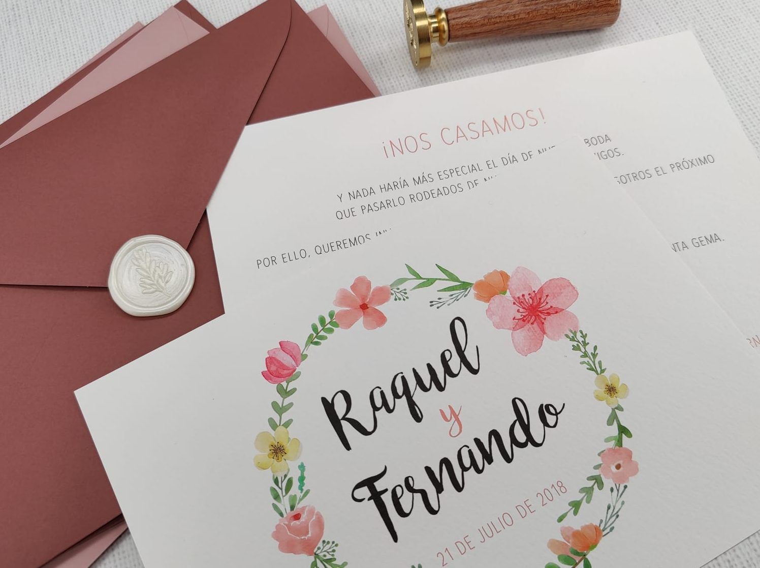 always yours invitaciones personalizadas papel acuarella e1611938129353 - ALWAYS YOURS | Invitaciones de boda | Sobres de Boda