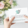 TARJETA LISTA BODA HUELLAS
