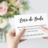 LISTA DE BODA MINIMAL 100x100 - TARJETA LISTA BODA OLIVO