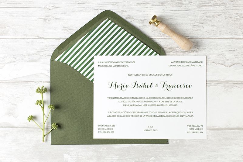 INVITACIÓN DE BODA ALICE