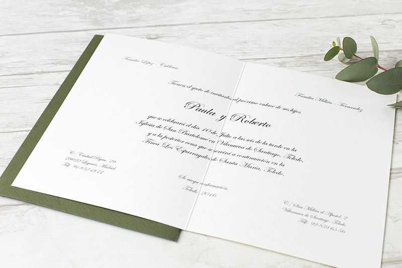INVITACIÓN DE BODA HELENA